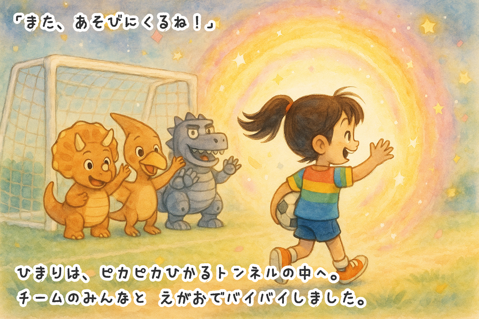 ひまちゃんの絵本の13ページ目
